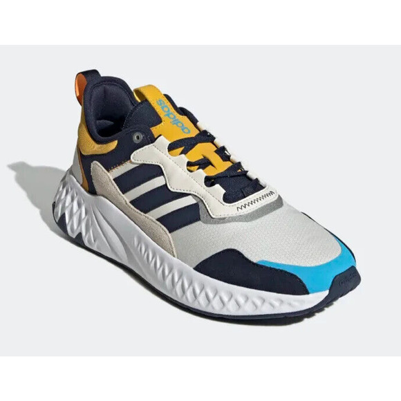 Adidas Futurepool 2.0 Cloud White/Collegiate Navy/Bold Gold 11.5 M main image 3